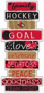 Ottawa Senators Celebrations Stack Sign