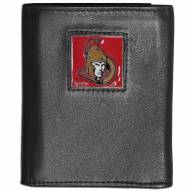 Ottawa Senators Leather Tri-fold Wallet