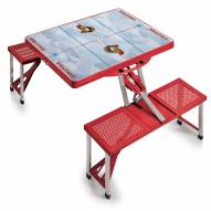 Ottawa Senators Red Sports Folding Picnic Table