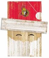 Ottawa Senators Santa Head Sign