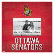 Ottawa Senators Team Name 10" x 10" Picture Frame