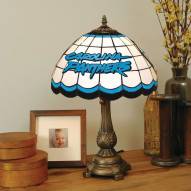 Carolina Panthers NFL Stained Glass Table Lamp