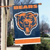 Chicago Bears NFL Applique 2-Sided Banner Flag