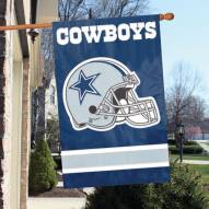 Dallas Cowboys NFL Applique 2-Sided Banner Flag