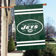 New York Jets NFL Applique 2-Sided Banner Flag