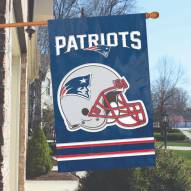 New England Patriots NFL Applique 2-Sided Banner Flag
