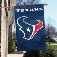 Houston Texans NFL Applique 2-Sided Banner Flag