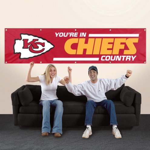 Kansas City Chiefs NFL 8' Banner