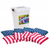 Triumph Patriotic Bean Bags with Tub Container - 8 Pack