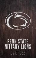 Penn State Nittany Lions 11" x 19" Laurel Wreath Sign