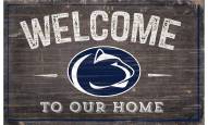 Penn State Nittany Lions 11" x 19" Welcome to Our Home Sign