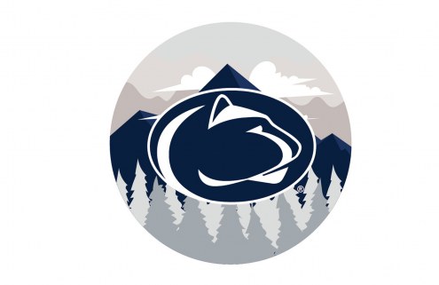 Penn State Nittany Lions 12&quot; Landscape Circle Sign