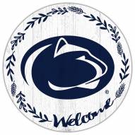Penn State Nittany Lions 12" Welcome Circle Sign