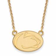 Penn State Nittany Lions 14k Yellow Gold Small Pendant Necklace