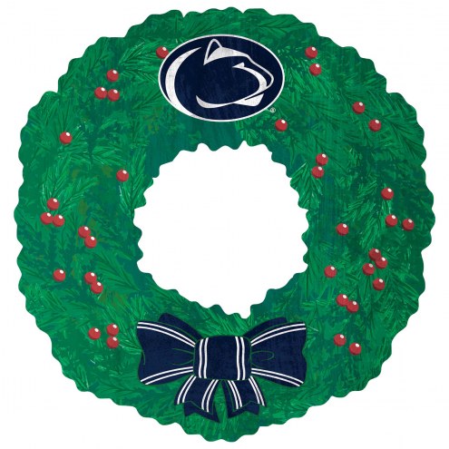 Penn State Nittany Lions 16&quot; Team Wreath Sign