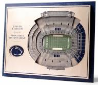 Penn State Nittany Lions 5-Layer StadiumViews 3D Wall Art