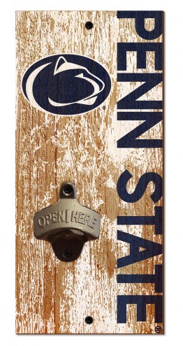 Penn State Nittany Lions 6&quot; x 12&quot; Distressed Bottle Opener