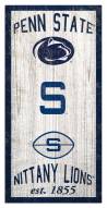 Penn State Nittany Lions 6" x 12" Heritage Sign