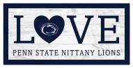 Penn State Nittany Lions 6" x 12" Love Sign