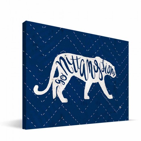 Penn State Nittany Lions 8&quot; x 12&quot; Mascot Canvas Print