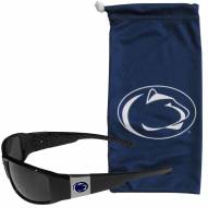 Penn State Nittany Lions Chrome Wrap Sunglasses & Bag