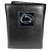 Penn State Nittany Lions Deluxe Leather Tri-fold Wallet in Gift Box