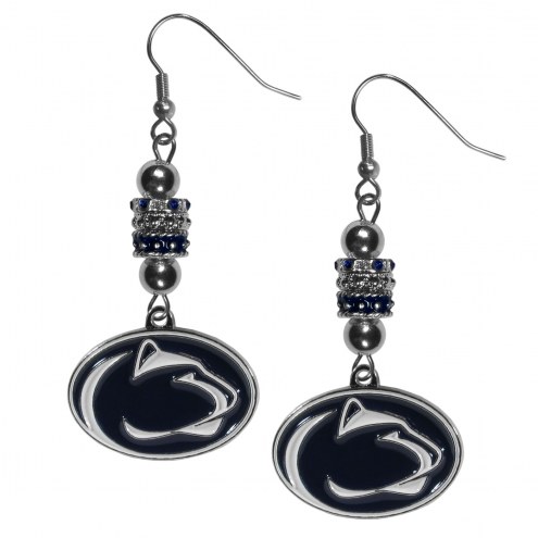 Penn State Nittany Lions Euro Bead Earrings