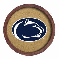 Penn State Nittany Lions "Faux" Barrel Framed Cork Board
