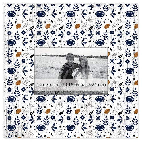 Penn State Nittany Lions Floral Pattern 10&quot; x 10&quot; Picture Frame