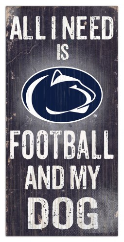 Penn State Nittany Lions Football & My Dog Sign