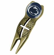 Penn State Nittany Lions Gold Crosshairs Divot Tool