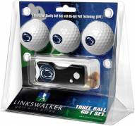 Penn State Nittany Lions Golf Ball Gift Pack with Spring Action Divot Tool