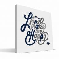 Penn State Nittany Lions Happy Canvas Print