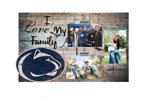 Penn State Nittany Lions I Love My Family Clip Frame