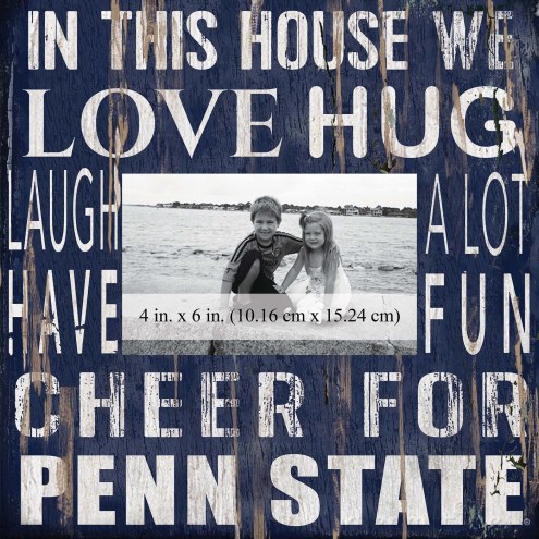 Penn State Nittany Lions In This House 10&quot; x 10&quot; Picture Frame