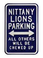 Penn State Nittany Lions NCAA Embossed Parking Sign