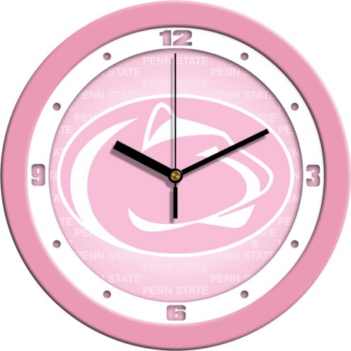Penn State Nittany Lions Pink Wall Clock