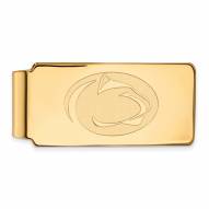 Penn State Nittany Lions Sterling Silver Gold Plated Money Clip