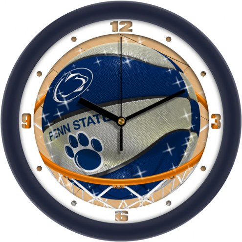 Penn State Nittany Lions Slam Dunk Wall Clock