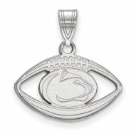Penn State Nittany Lions Sterling Silver Football Pendant