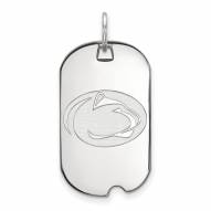 Penn State Nittany Lions Sterling Silver Small Dog Tag