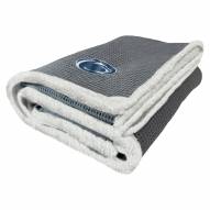 Penn State Nittany Lions Subtle Waffle Sherpa Throw Blanket