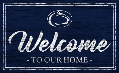 Penn State Nittany Lions Team Color Welcome Sign