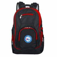 NBA Philadelphia 76ers Colored Trim Premium Laptop Backpack