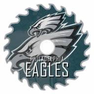 Philadelphia Eagles 12" Rustic Circular Saw Sign