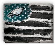 Philadelphia Eagles 16" x 20" Flag Canvas Print