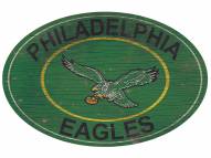 Philadelphia Eagles 46" Heritage Logo Oval Sign