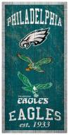 Philadelphia Eagles 6" x 12" Heritage Sign