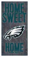 Philadelphia Eagles 6" x 12" Home Sweet Home Sign