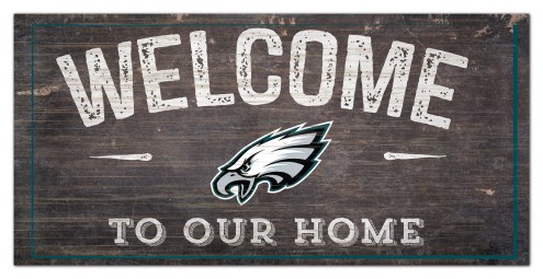 Philadelphia Eagles 6&quot; x 12&quot; Welcome Sign